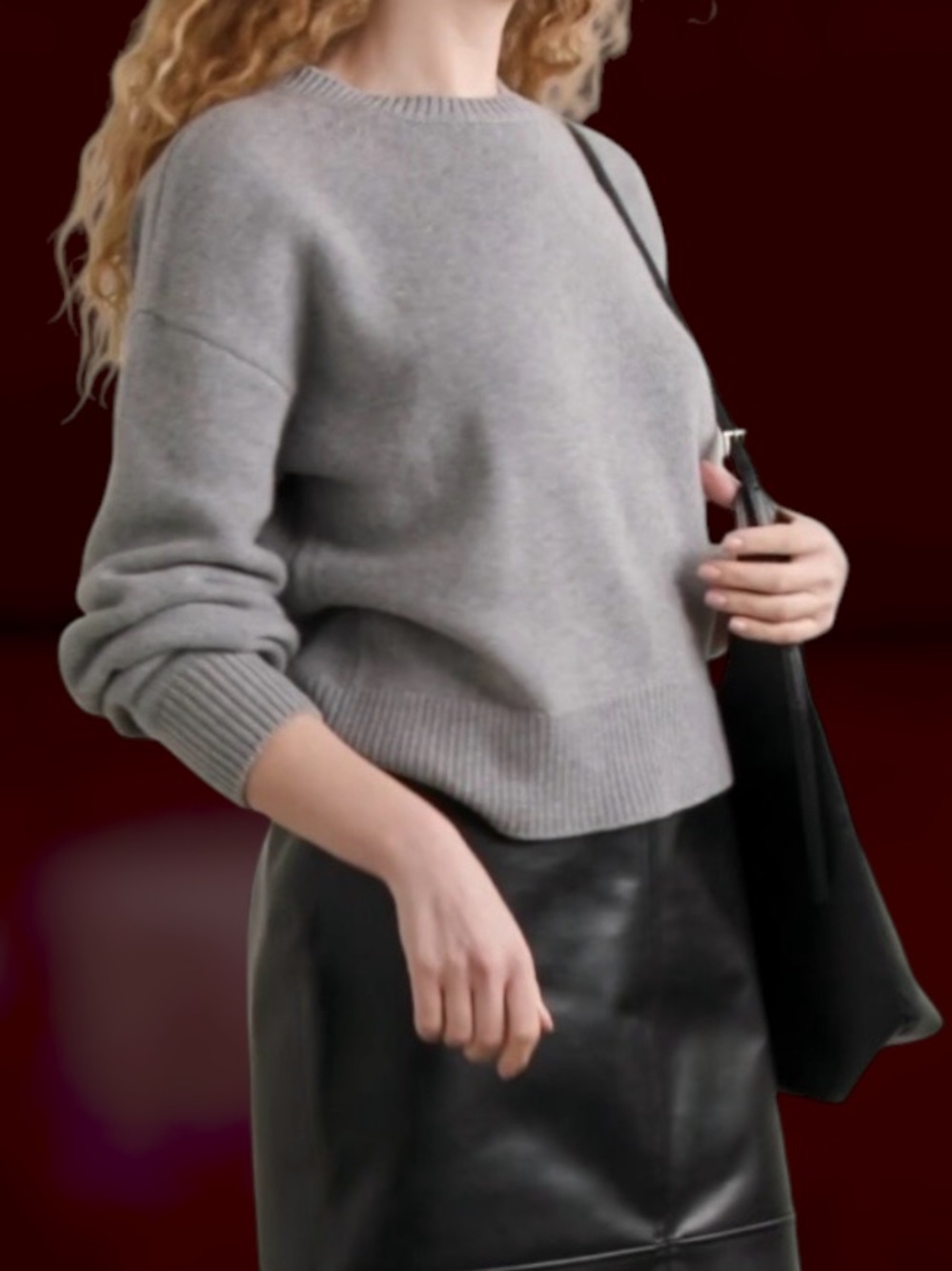 New! ANOTHER TOMORROW Cashmere Knit Sweater Size Medium